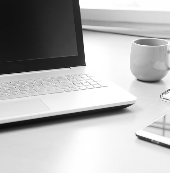 Business Notebook computer with smart phone